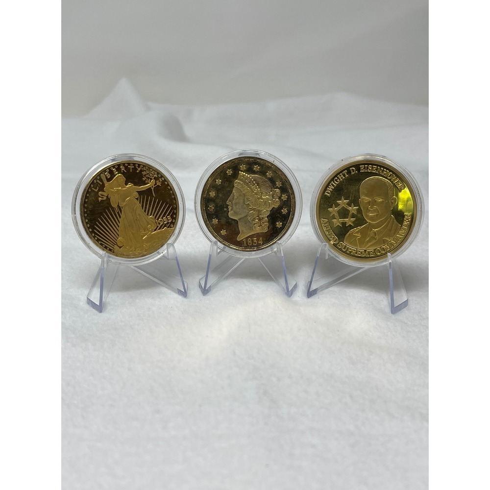 Tribute Replica Coin Set Gold Commemorative United States Pieces